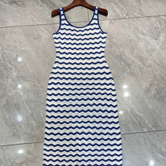 Pre Order: Bohemian Long Suspender Knit Dress