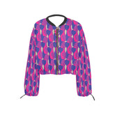 Ubuso Purple Cropped Jacket