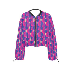Ubuso Purple Cropped Jacket