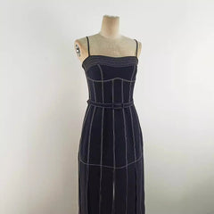 Slit Spaghetti Strap Maxi Dress