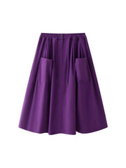 Large Pocket A-Line Umbrella Skirt