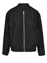 Stand Collar Hollow Out Jacket