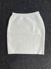 Solid Bandage Mini Skirt