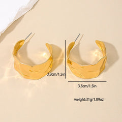 Irregular Metal Sheet Earrings