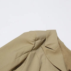 Irregular Off Shoulder Half Cami Half Coat Blazer