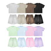 Spray Dyed T-Shirt and Shorts Set