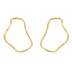 Irregular Geometric Shape Alloy Earrings