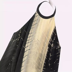 Striped Halter Neck Vintage Loose Maxi Dress