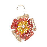 1-Piece Oversized Rhinestones Dangle Earrings