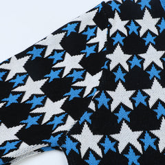 Casual Star Button Down Knitted Cardigan