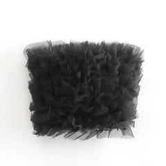 Silk Net Tulle Knitted Top