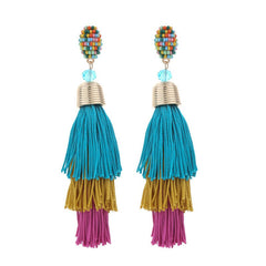 Pre Order: Bohemian Long Tassel Earrings