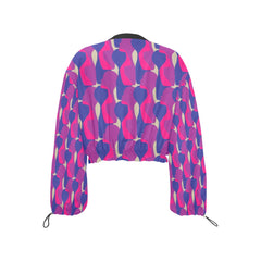 Ubuso Purple Cropped Jacket