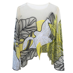 Pre Order: Beaded Sequin Lace T-Shirt