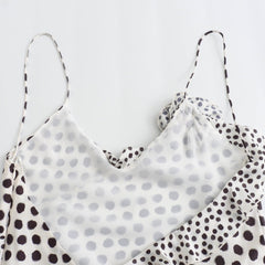 Printed 3D Flower Mid Length Dress