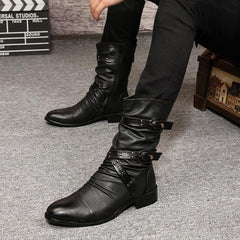 Black Steampunk Boots