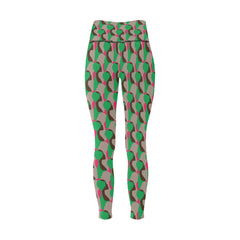 Ubuso Green High-Waisted Leggings