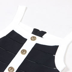 Knitted Sleeveless Tank Top Dress