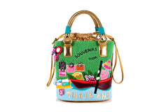 Thailand-Themed Souvenir Bucket Bag