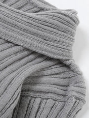 Off Shoulder Knitted Pullover Sweater