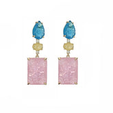 Rhinestones Tassel Earrings