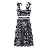 Pre Order: Black Heart Cropped Cami Top + Skirt Set