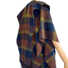 Multi Tartan Plaid Maxi Cardigan - WINI
