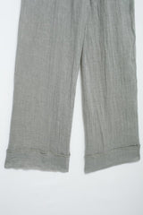 Cozy Drawstring Wrap Long Sleeve Top + Pants Set