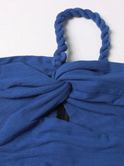 Rope Strap Hollow-Out Dress