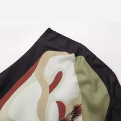 Pre Order: Avocado Printed Strapless Dress