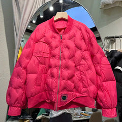 Pre Order: Baseball Collar Duck Down Jacket