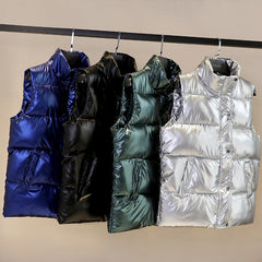 Glossy Bright Puffer Vest