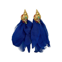 Pre Order: Bohemian Handmade Fabric Drop Earrings