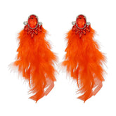 Pre Order: Bohemian Feather Tassel Earrings