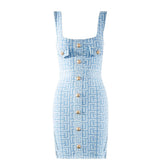 Printed Bodycon Bandage Dress