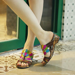 Bohemian Retro Handmade Comfortable Casual Sandals Slippers 36-42