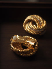 Medieval Twists Clip On Earrings