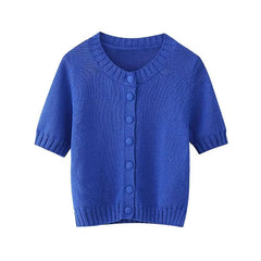 Short Sleeved Knitted Top + Pleated Skirt