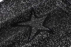 Sequin Star Round Neck Sleeveless Vest