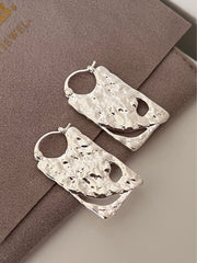 Ripple Texture Irregular Earrings