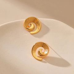 Minimalist Vortex High-End Stud Earrings