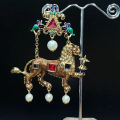 Vintage Animal Cartoon Multi Element Earrings