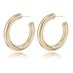 Pre Order: Big Circle Hoop Earrings