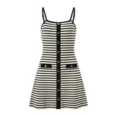 Knit Striped Camisole Dress