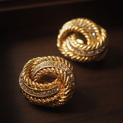 Medieval Twists Clip On Earrings
