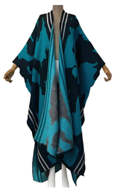 Modern Maxi Poncho Cardigan - WINI