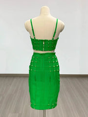Studded Strap Two Piece Set