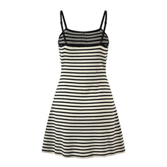 Knit Striped Camisole Dress