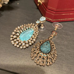 Pre Order: Blue Cubic Zirconia Earrings