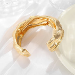 Exaggerated Irregular Surface Bracelet